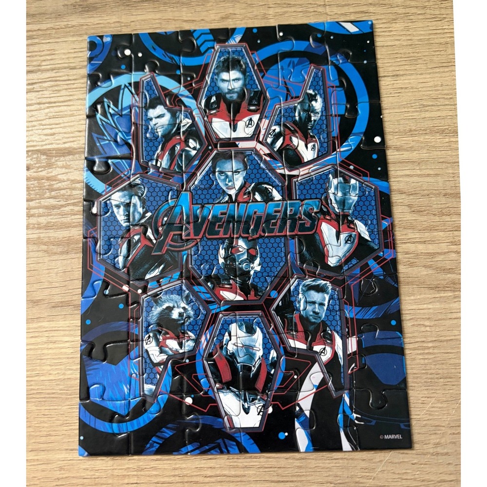 Marvel Avengers Endgame 50 Piece Jigsaw Puzzle in Collectible Tin Cardinal Games